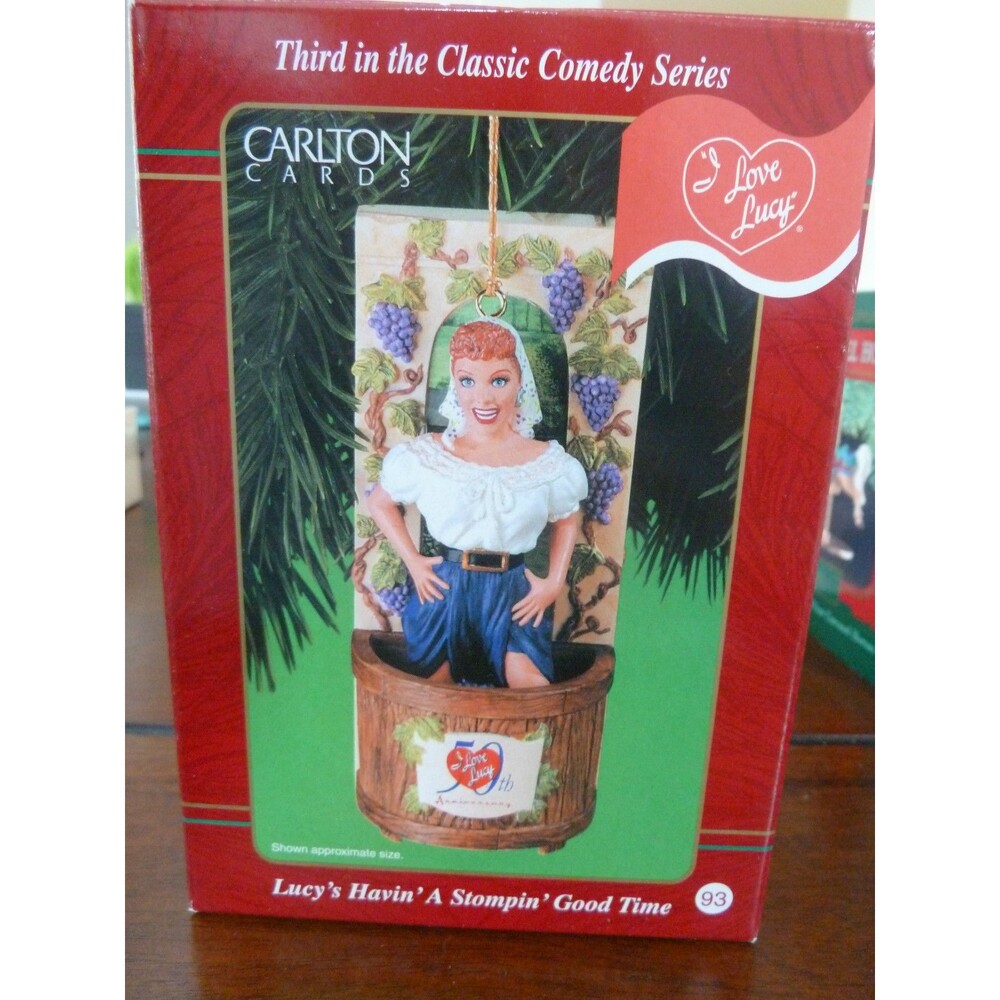 CARLTON CARDS I LOVE LUCY "LUCY'S HAVIN' A STOMPIN' GOOD TIME 3rd IN THE SERIES